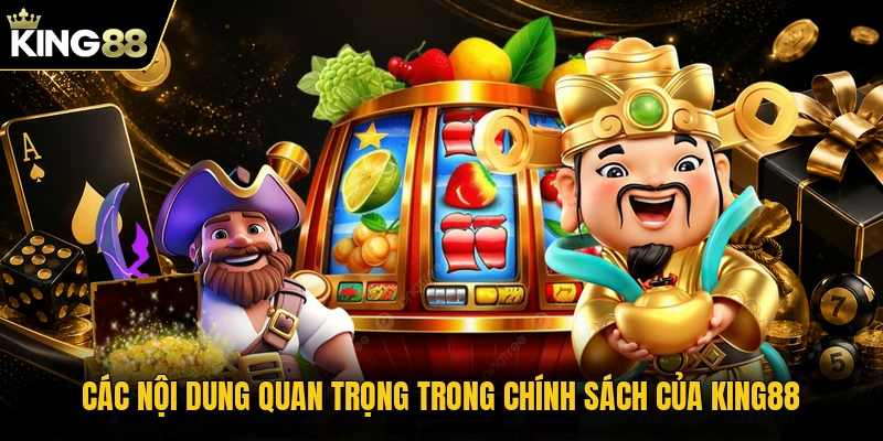 Các nội dung quan trọng trong chính sách của KING88