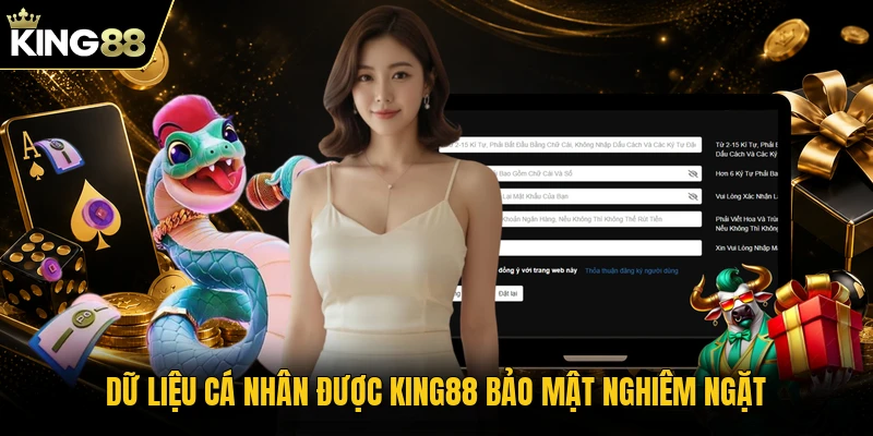 Dữ liệu cá nhân được KING88 bảo mật nghiêm ngặt 