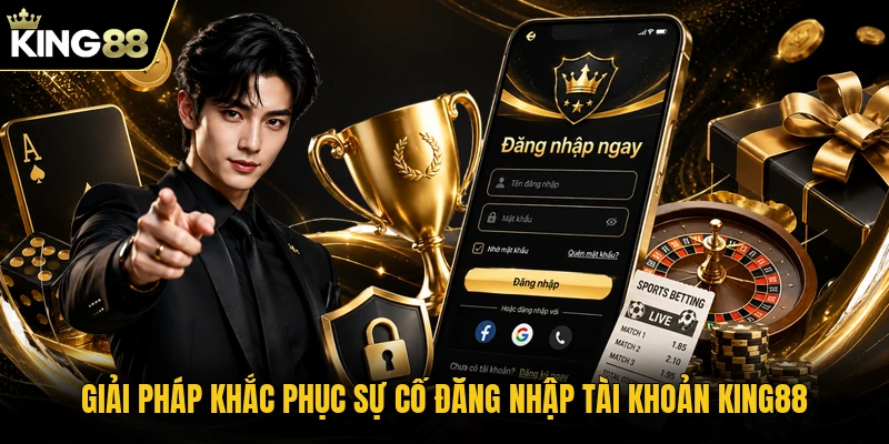 Giải pháp khắc phục sự cố đăng nhập tài khoản KING88